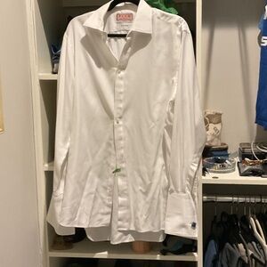 Thomas Pink Elegant White Dress Shirt